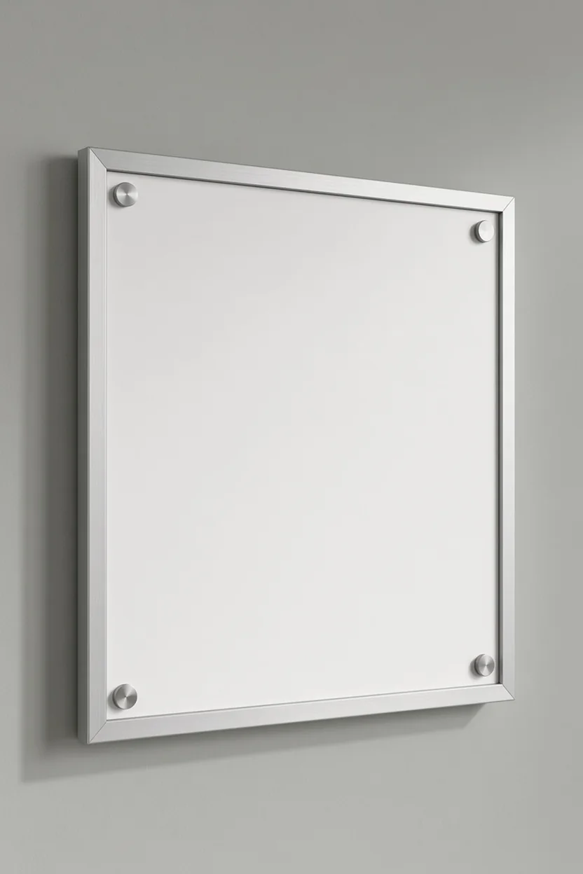 Cadre clic aluminium pour plan de sécurité interchangeable