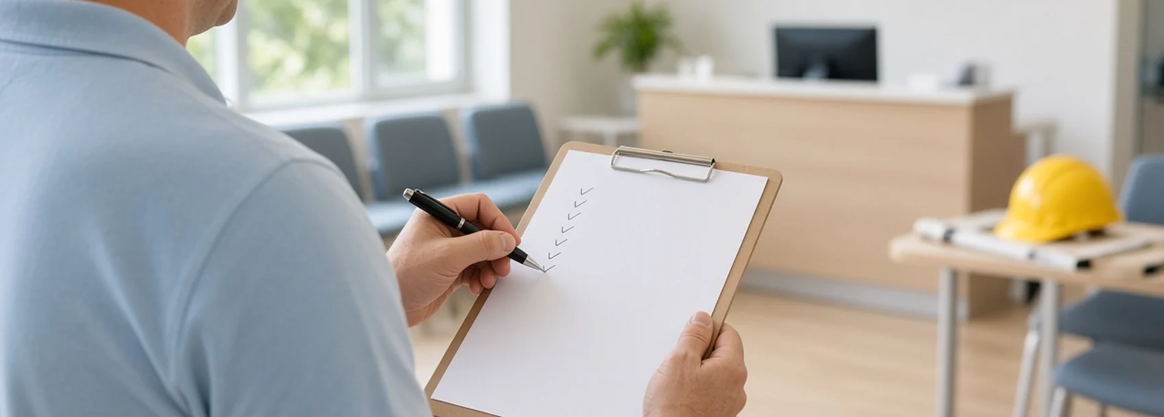 Relevé technique sur site dans un ERP pour plan d'intervention