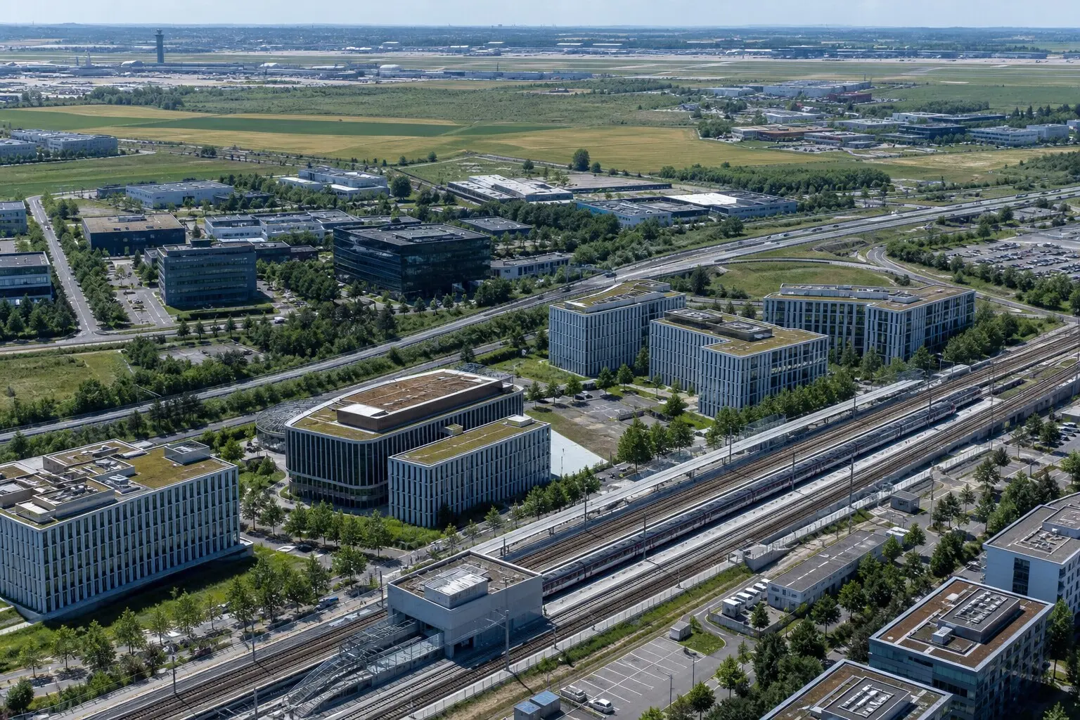 Grande couronne et axes tertiaires en Île-de-France